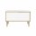 Poise Sideboard, Plywood, Schiebetüren in verkehrsweiß, 4 Füße aus Eiche, H 621 x B 1000 x 450 mm