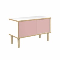 Poise Sideboard, Plywood, Schiebetüren in...