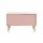 Poise Sideboard, Plywood, Schiebetüren in pastellpink, 4 Füße aus Eiche, H 621 x B 1000 x 450 mm