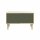 Poise Sideboard, Plywood, Schiebetüren in olivgrün, 4 Füße aus Eiche, H 621 x B 1000 x 450 mm