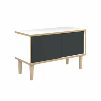 Poise Sideboard, Plywood, Schiebetüren in...