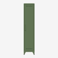 Bisley Fern Locker Garderobenschrank mit drei festen...