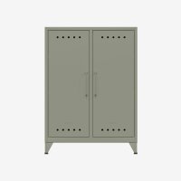 Bisley Fern Middle Sideboard, mit zwei festen...