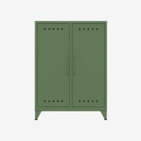 Bisley Fern Middle Sideboard, mit zwei festen...