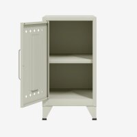 Bisley Fern Mini Ablageschrank, linksseitig öffnend, 725x380x400mm (HxBxT), 696 verkehrsweiß