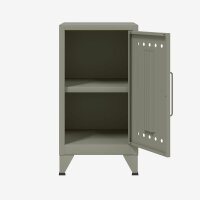 Bisley Fern Mini Ablageschrank, rechtsseitig öffnend, 725x380x400mm (HxBxT), 645 lichtgrau