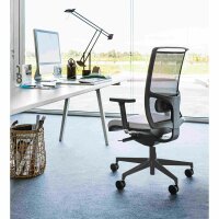 Bürodrehstuhl ZED, netzbespannte Rückenlehne,...