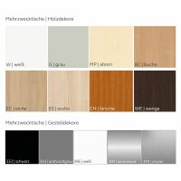 Bisley Klapptisch, rechteckig, mit Einrastfunktion/Verstellsperre, Gestell aus Stahl, pulverbeschichtet, Farbe: 333 schwarz; Tischplatte 19 mm, melaminharzbeschichtet, hochabriebsfest, Dekor: G grau; Maße: H 740 x B 1200 x T 600 mm