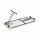 Bisley Klapptisch, rechteckig, mit Einrastfunktion/Verstellsperre, Gestell aus Stahl, pulverbeschichtet, Farbe: 300 aluminium; Tischplatte 19 mm, melaminharzbeschichtet, hochabriebsfest, Dekor: BC buche; Maße: H 740 x B 1200 x T 700 mm