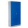 G-Office Gürkan FLC.19/N Flügeltürenschrank, 195 x 92 x 42 cm (HxBxT), 7035 Lichtgrau, 5010 Enzianblau, Eurolock-Griff