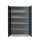G-Office Gürkan FLC.192/N Flügeltürenschrank, 195 x 120 x 42 cm (HxBxT), 7035 Lichtgrau, 7016 Anthrazit, Eurolock-Griff