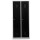 G-Office Gürkan WRD/2.1880 Garderobenschrank, 180 x 80 x 50 cm (HxBxT), 7035 Lichtgrau, 7016 Anthrazit, Drehriegel