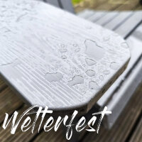 Adirondack Gartenstuhl dunkelgrau – wetterfest aus robustem Kunststoff (HIPS)