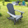 Adirondack Gartenstuhl dunkelgrau – wetterfest & stabil | Freizeitstuhl, Liegestuhl & Sonnenstuhl für Balkon, Terrasse & Garten