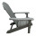 Adirondack Gartenstuhl dunkelgrau – wetterfest & stabil | Freizeitstuhl, Liegestuhl & Sonnenstuhl für Balkon, Terrasse & Garten