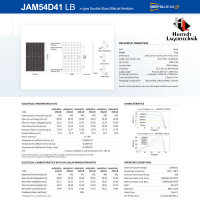 JA Solar JAM54D41-450/LB 450W Solarpanel FULL BLACK,...