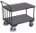 VARIOfit Schiebebügelwagen als Tischwagen, 1105 x 705 x 1030 mm (BxTxH)