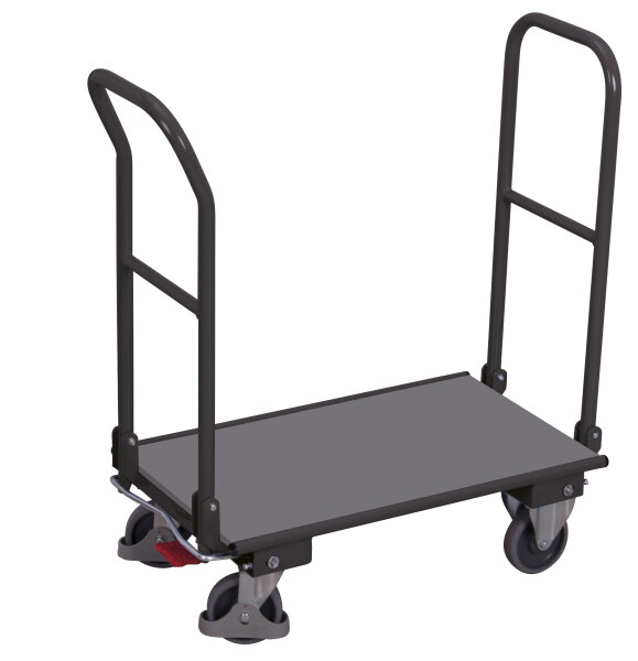 VARIOfit Klappbügelwagen mit  2 Bügeln, 1030 x 600 x 980 mm (BxTxH)