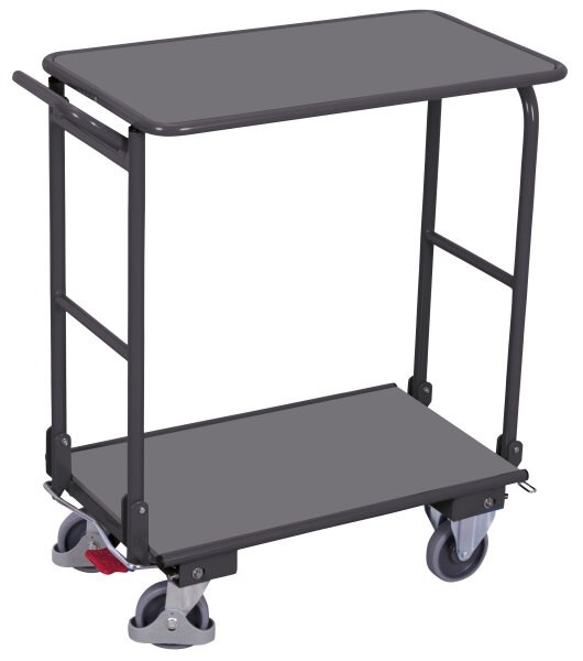 VARIOfit Klappbügelwagen mit 2 Etagen, 905 x 450 x 965  mm (BxTxH)