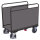 VARIOfit Seitenbügelwagen mit Holzwänden, 1260 x 800 x 1045 mm (BxTxH)