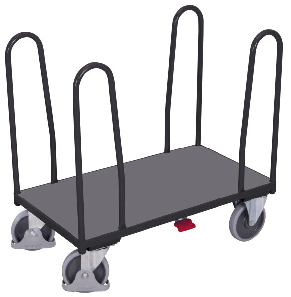 VARIOfit Seitenbügelwagen mit 4 Bügeln, 1260 x 800 x 1030 mm (BxTxH)