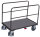 VARIOfit Rohrbügelwagen mit 2 Rohrbügeln, 1150 x 700 x 1040 mm (BxTxH)