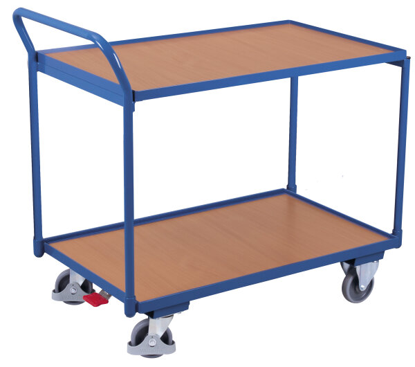 VARIOfit Tischwagen mit 2 Ladeflächen, 1325 x 825 x 1010 mm (BxTxH)