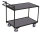 VARIOfit Tischwagen mit 2 Ladeflächen und Totmannbremse, 1175 x 625 x 1045 mm (BxTxH)