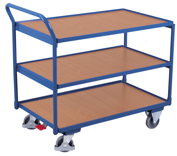 VARIOfit Tischwagen mit 3 Ladeflächen, 1125 x 725 x 1010 mm (BxTxH)