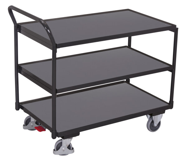 VARIOfit Tischwagen mit 3 Ladeflächen, 1325 x 825 x 1010 mm (BxTxH)