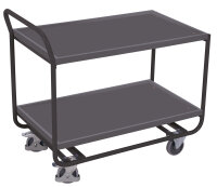 VARIOfit Stahltischwagen, 1090 x 600 x 970 mm (BxTxH)