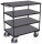 VARIOfit Schwerer Tischwagen mit 4 Ladeflächen, 1390 x 800 x 1235 mm (BxTxH)