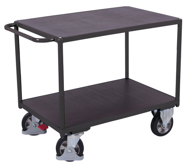 VARIOfit Schwerlast Tischwagen mit 2 Ladeflächen, 1190 x 700 x 925 mm (BxTxH)