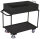 VARIOfit Tischwagen mit 2 Ladeflächen und abnehmbarer Wanne, 1180 x 610 x 1055 mm (BxTxH)