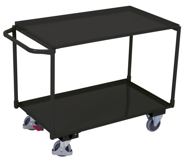 VARIOfit Tischwagen mit 2 Ladeflächen, 1170 x 610 x 845 mm (BxTxH)