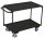 VARIOfit Tischwagen mit 2 Ladeflächen, 1170 x 610 x 845 mm (BxTxH)