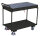 VARIOfit Tischwagen mit 2 Ladeflächen und Gitterrost, 1125 x 610 x 1020 mm (BxTxH)
