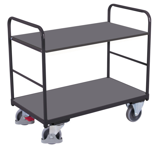 VARIOfit Etagenwagen niedrig, 1260 x 800 x 990 mm (BxTxH)
