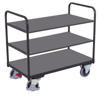 VARIOfit Etagenwagen niedrig, 1060 x 600 x 990 mm (BxTxH)
