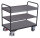 VARIOfit Etagenwagen niedrig, 1260 x 800 x 990 mm (BxTxH)