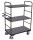 VARIOfit Etagenwagen hoch mit Totmannbremse, 1195 x 600 x 1530 mm (BxTxH)