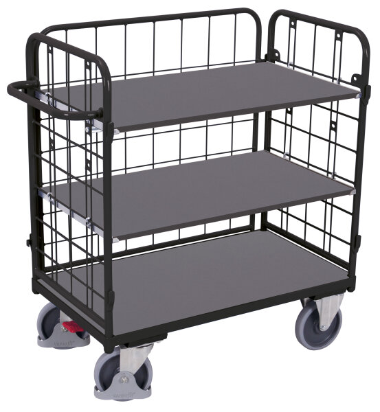 VARIOfit Etagenwagen niedrig, 1040 x 525 x 1180 mm (BxTxH)