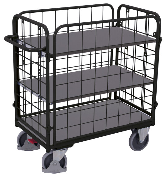 VARIOfit Etagenwagen niedrig, 1040 x 540 x 1180 mm (BxTxH)