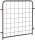 VARIOfit Längswand für Paket-/Etagenwagen, niedrig, 1275 x 925 mm (BxH)