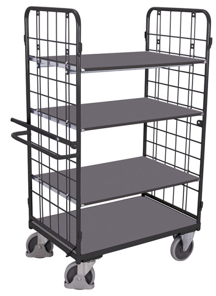 VARIOfit Etagenwagen hoch mit Totmannbremse, 1195 x 715 x 1825 mm (BxTxH)