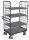 VARIOfit Etagenwagen hoch mit Totmannbremse, 1195 x 715 x 1825 mm (BxTxH)