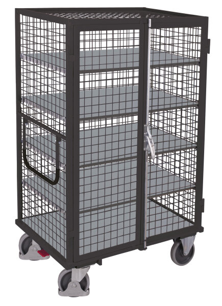 VARIOfit Etagenwagen fest verschweißt, 1315 x 910 x 1810 mm (BxTxH)