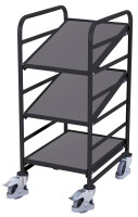 VARIOfit Eurokastenwagen mit 3 Holzböden, 520 x 665...