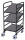 VARIOfit Eurokastenwagen mit 3 Holzböden, 520 x 665 x 1125 mm (BxTxH)
