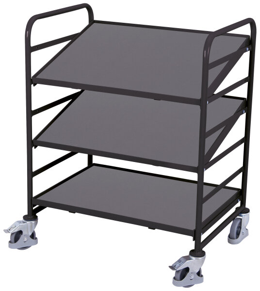 VARIOfit Eurokastenwagen mit 3 Holzböden, 935 x 665 x 1125 mm  (BxTxH)